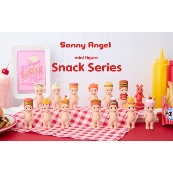 Sonny Angel Hamburger Snack Series Mini Figure Burger Toy Hat Blind Box - Picture 10 of 12